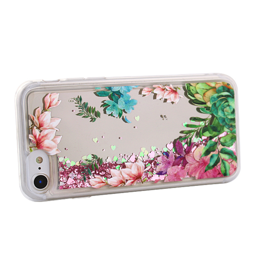 Nak�adka Liquid Mirror TPU Flower2 Apple iPhone XS / 3