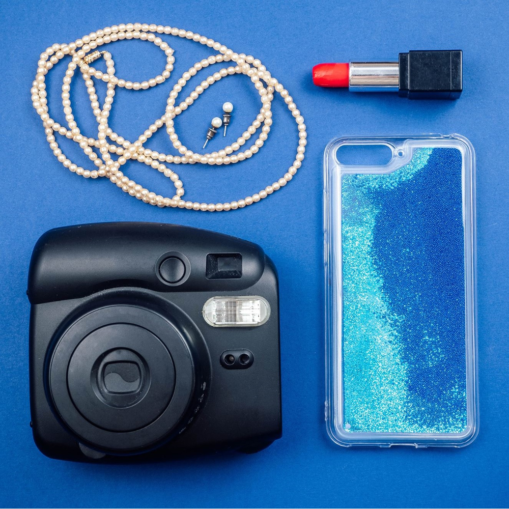 Nakadka Liquid Pearl TPU niebieska Motorola Moto G7 Play / 5