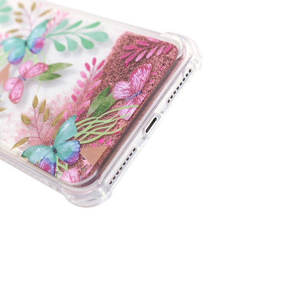 Nak�adka Liquid Shock Proof Flower2 TPU Apple iPhone XS / 5