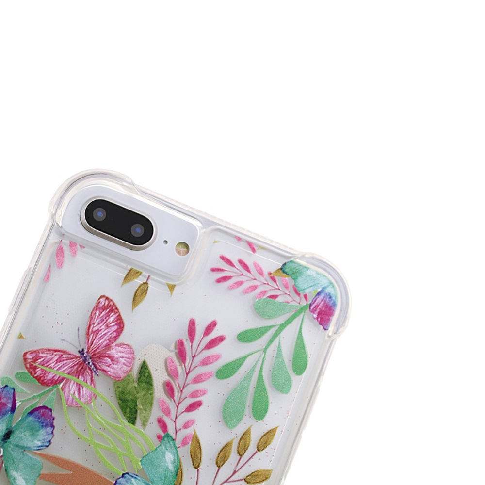Nak�adka Liquid Shock Proof Flower2 TPU Samsung Galaxy A6 (2018) / 3