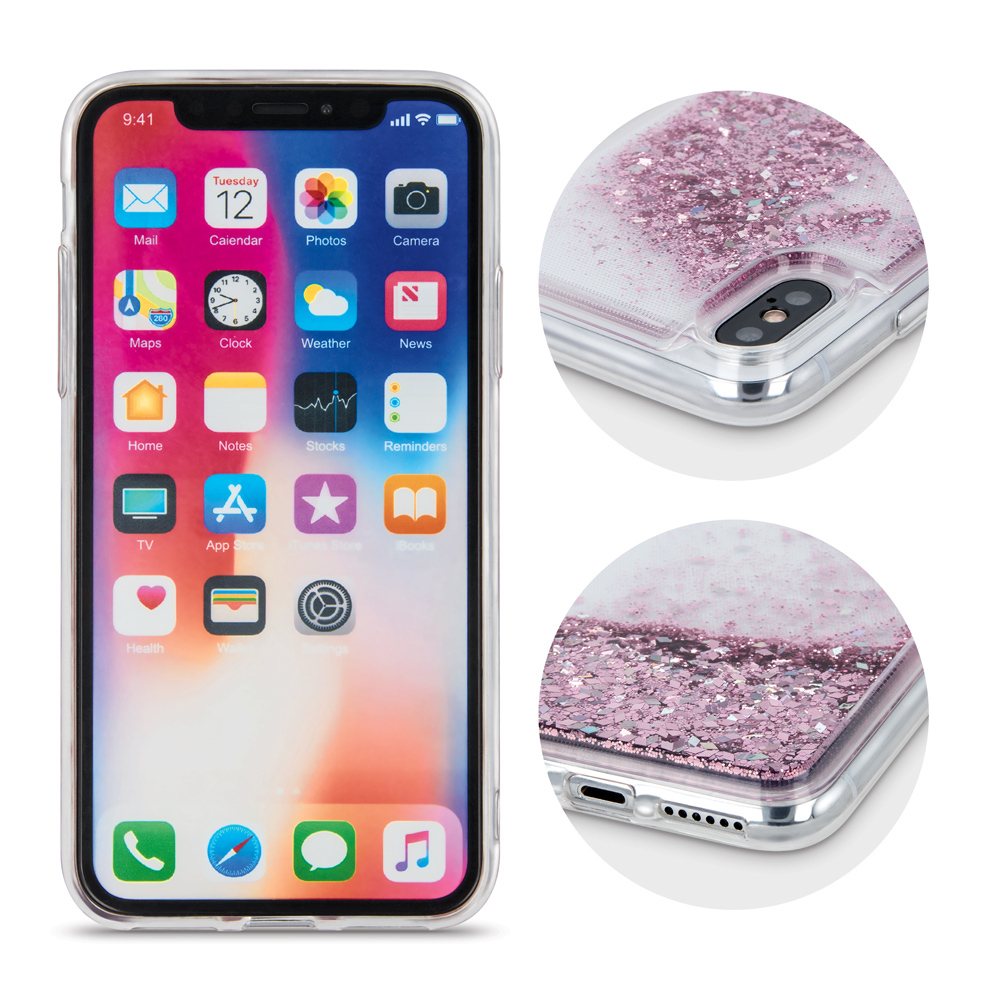 Nak�adka Liquid Sparkle TPU fioletowa Apple iPhone 11 Pro Max / 5