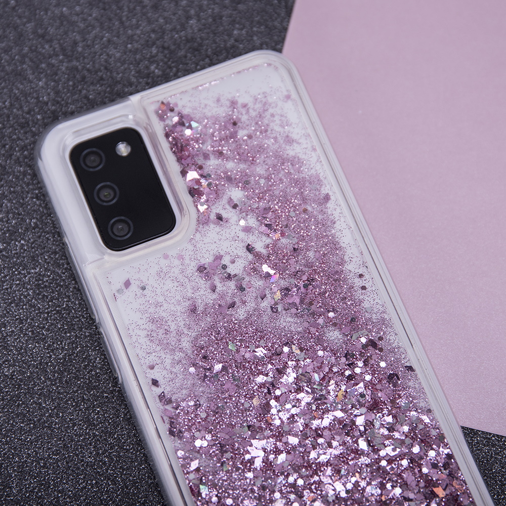 Nak�adka Liquid Sparkle TPU fioletowa Xiaomi Redmi Note 12 4G / 7