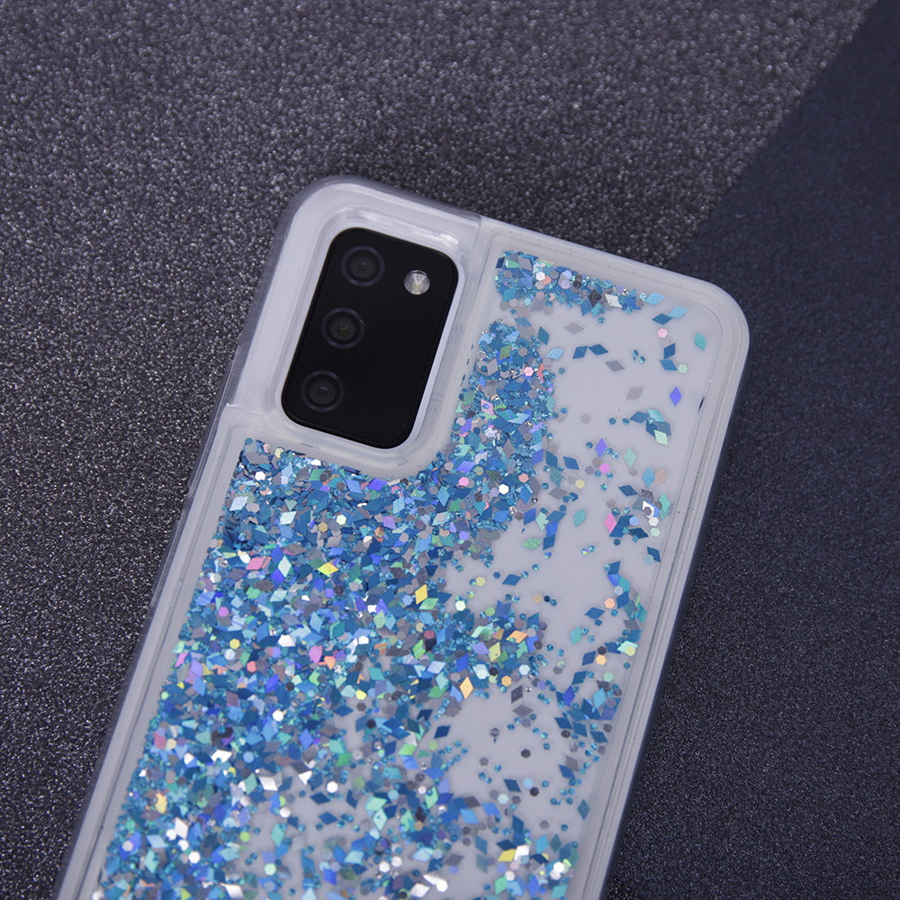 Nakadka Liquid Sparkle TPU niebieska Apple iPhone SE 2020 / 6