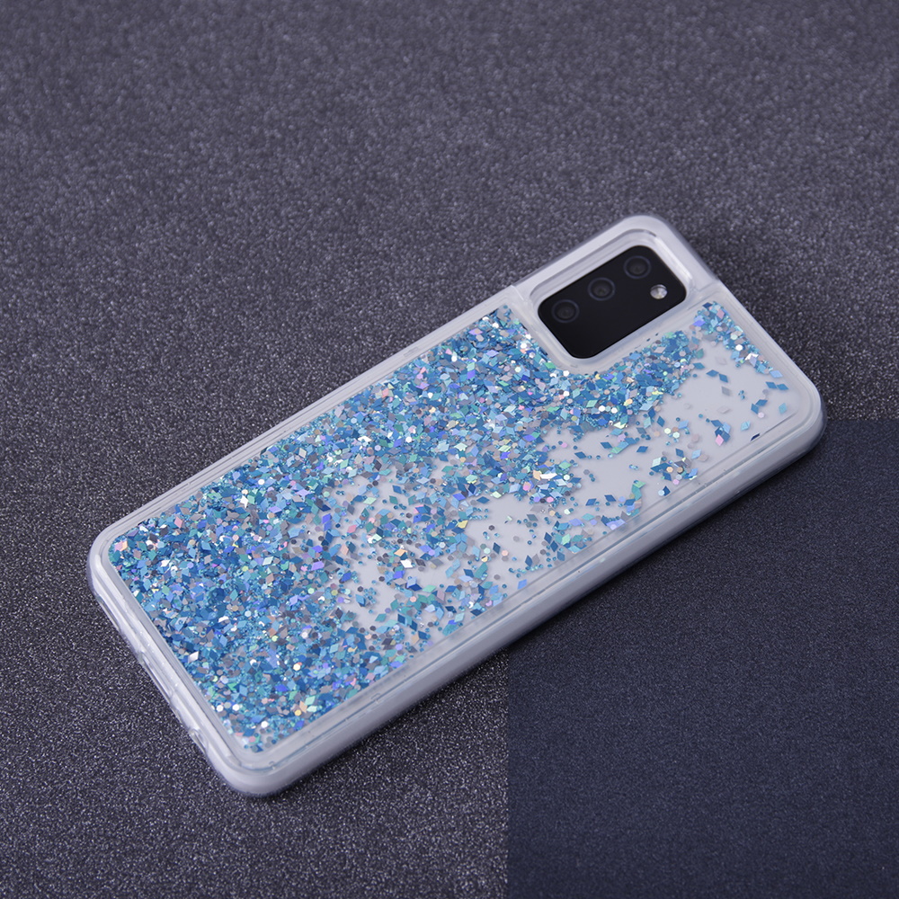 Nakadka Liquid Sparkle TPU niebieska Samsung Galaxy S23 / 8