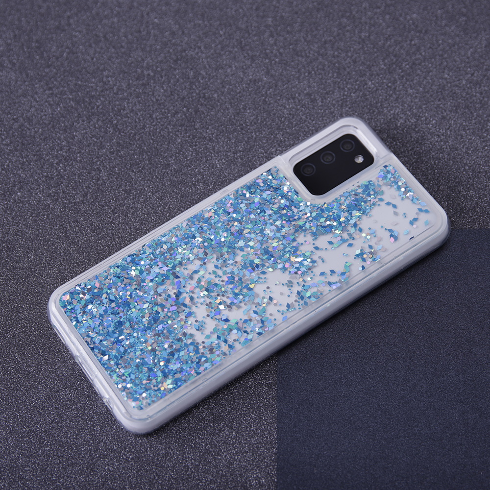Nak�adka Liquid Sparkle TPU niebieska Samsung Galaxy A14 5G / 8