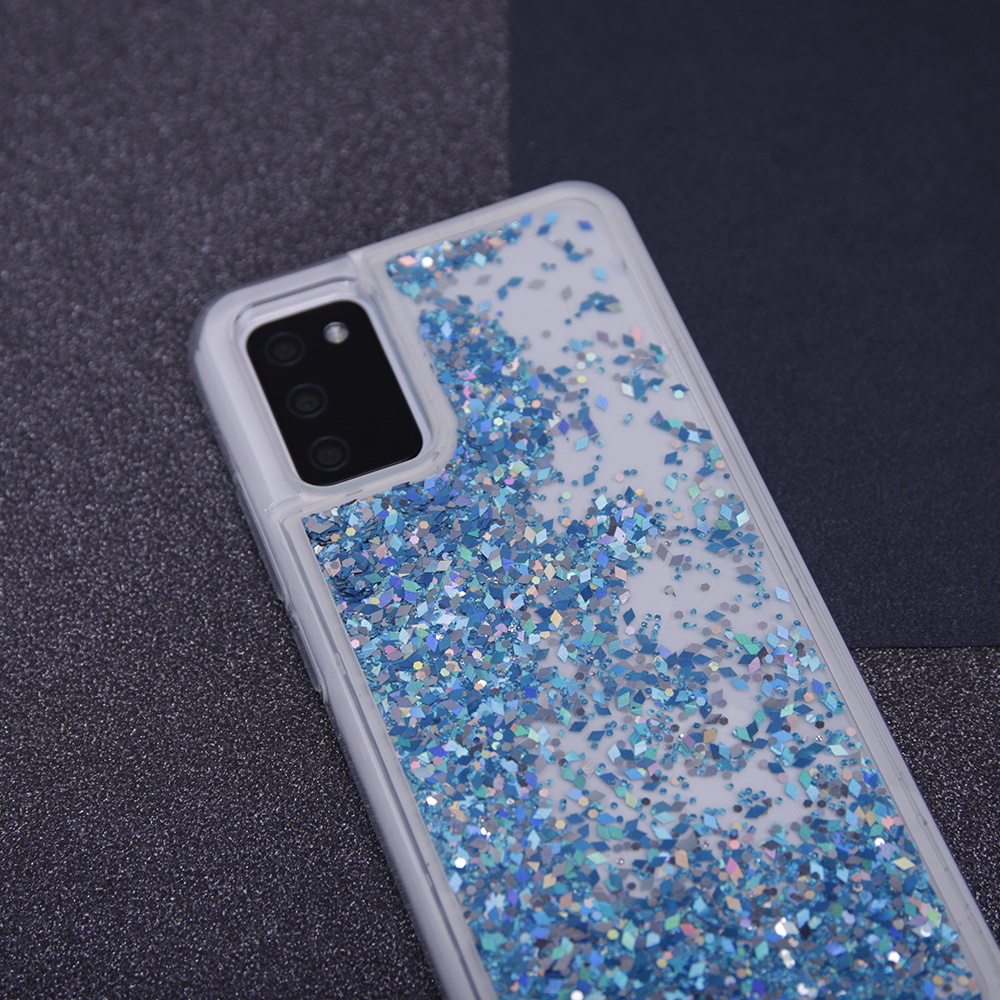 Nak�adka Liquid Sparkle TPU niebieska Xiaomi Redmi Note 12 5G (Global) / 7