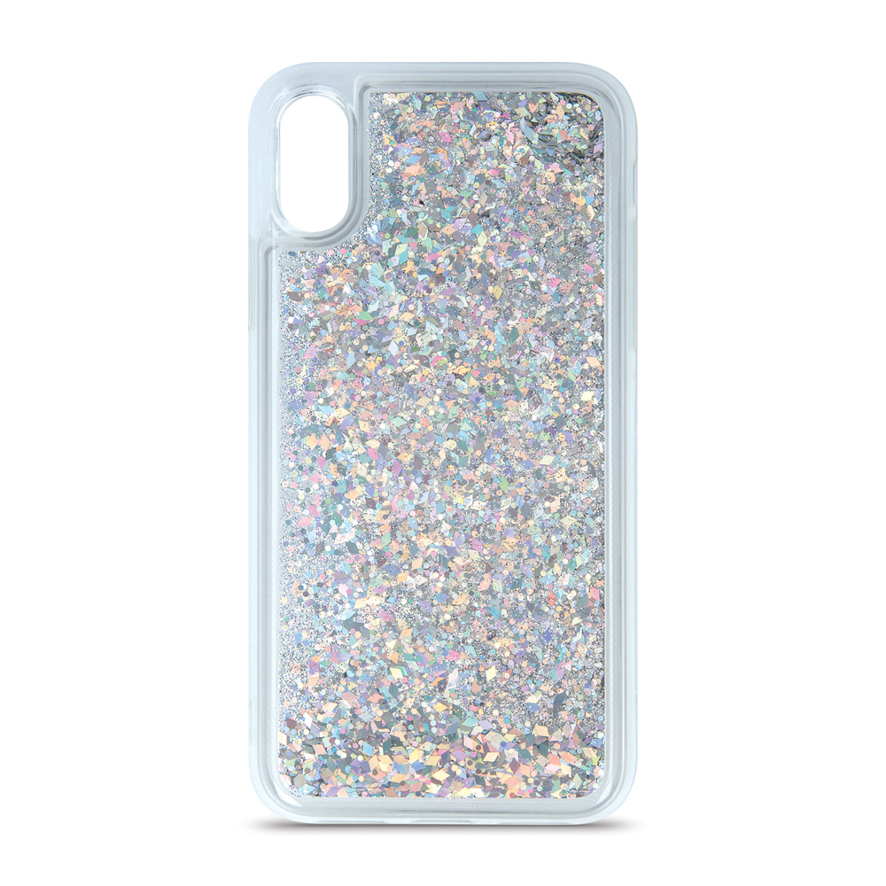 Nak�adka Liquid Sparkle TPU srebrna Xiaomi Redmi 10c 4G