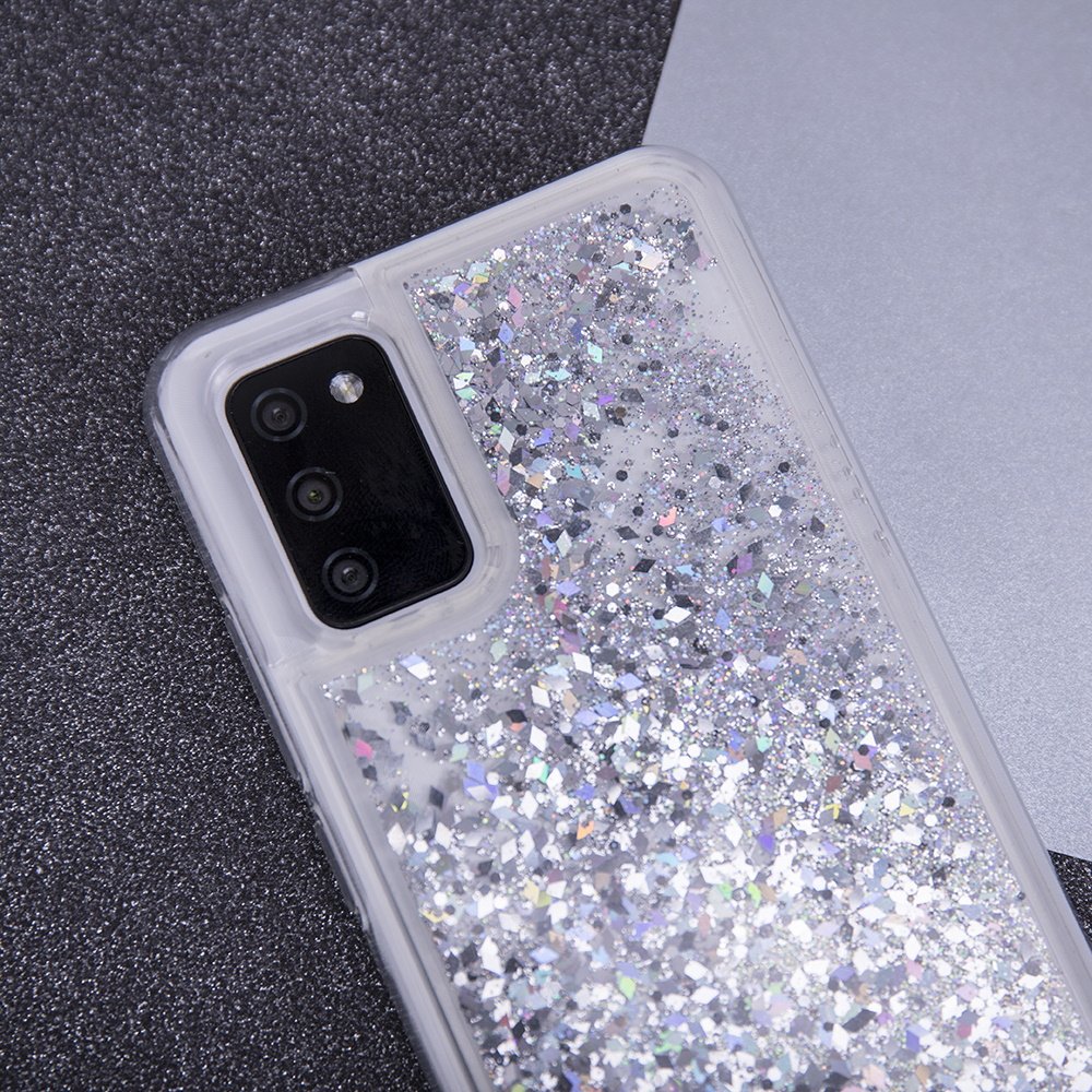 Nak�adka Liquid Sparkle TPU srebrna Samsung Galaxy S23 Plus / 7