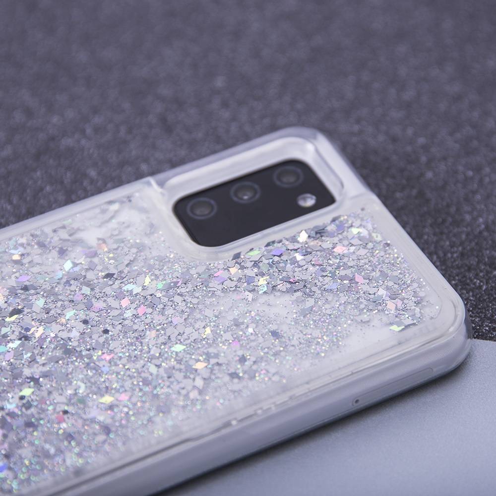 Nak�adka Liquid Sparkle TPU srebrna Xiaomi Poco X5 Pro / 6