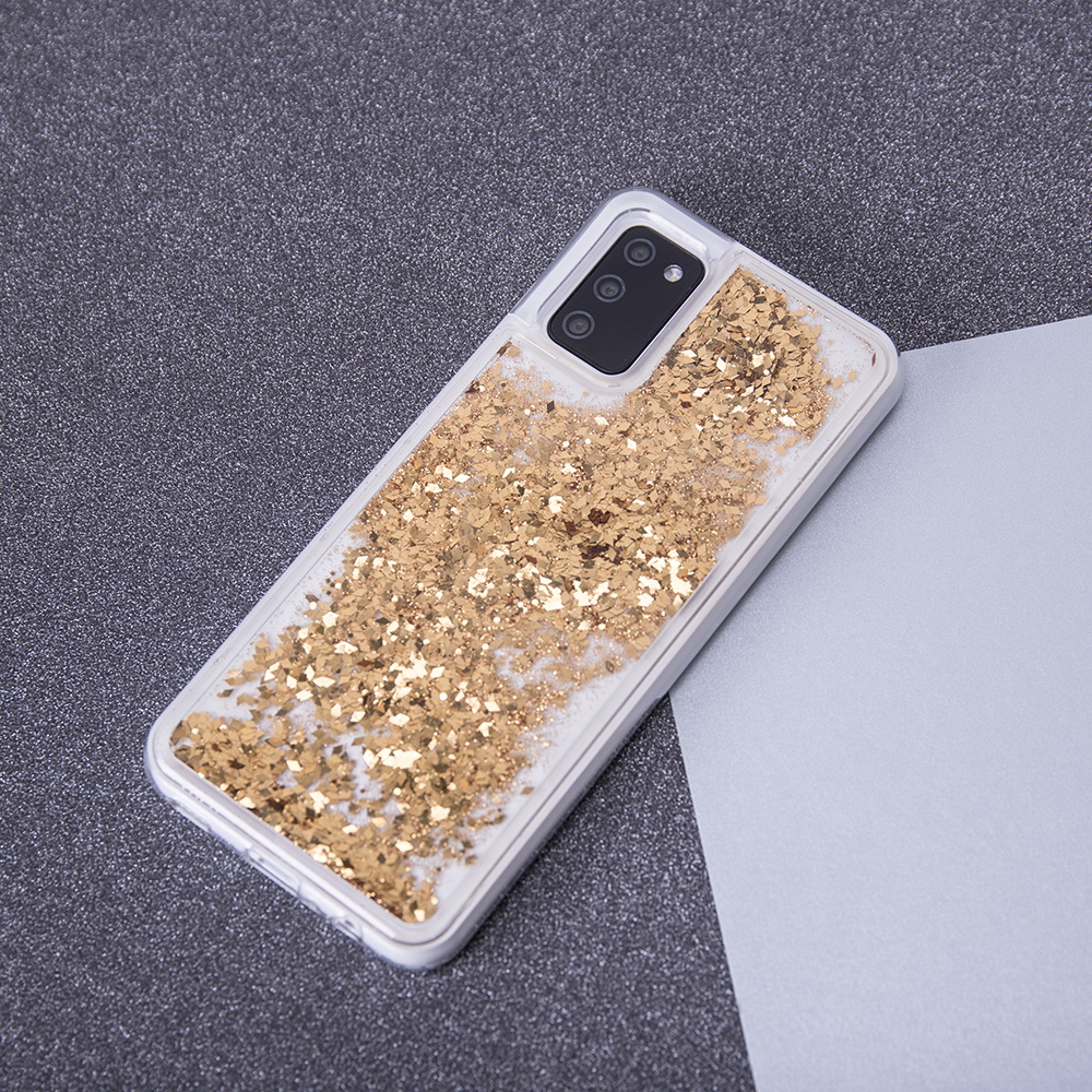 Nak�adka Liquid Sparkle TPU z�ota Samsung Galaxy A14 5G / 8