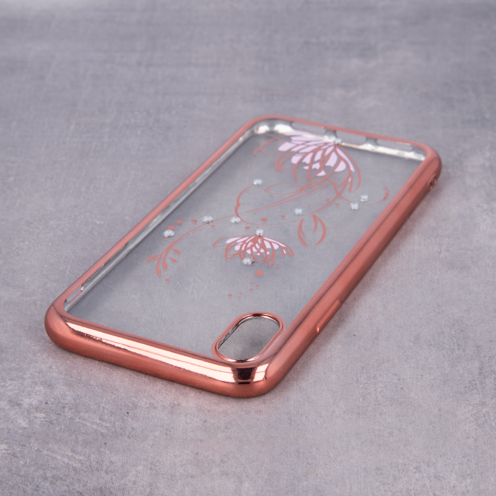 Nak�adka Lotus r�owo-z�ota Apple iPhone XS / 4