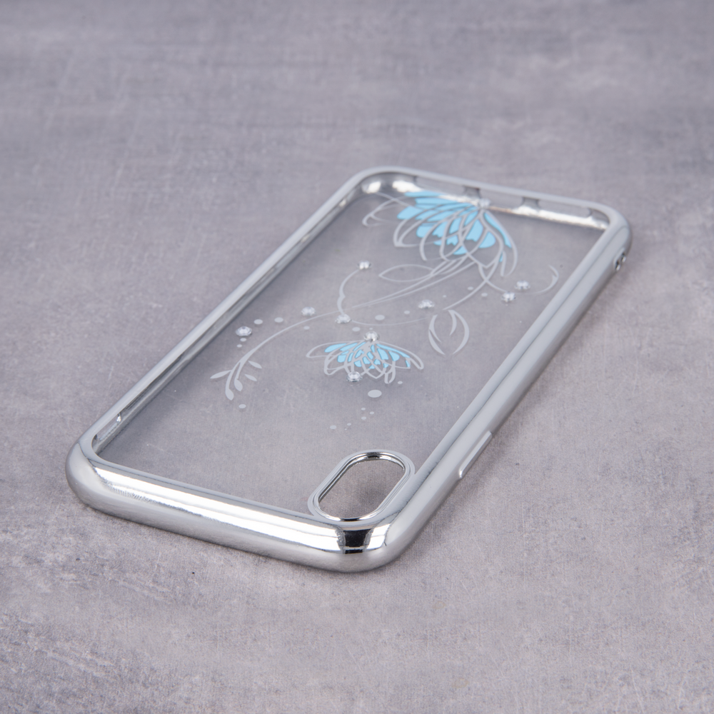 Nak�adka Lotus srebrna Samsung Galaxy J4 Plus (2018) / 4