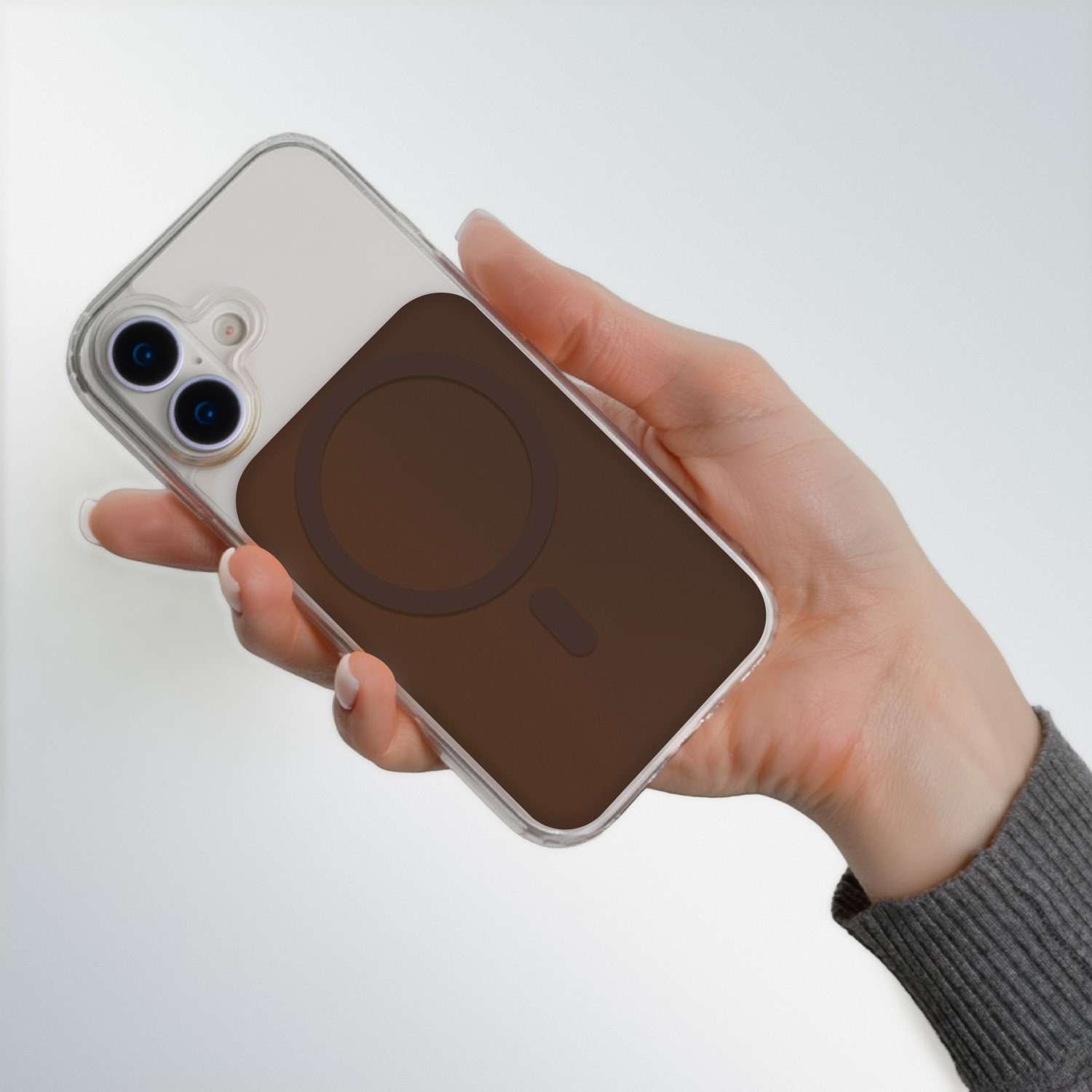 Nak�adka Lowkey Mag br�zowa Apple iPhone 15 Pro / 4