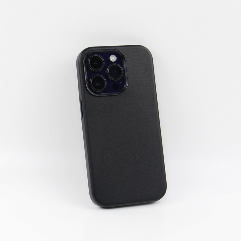 Nakadka Mag Leather czarny Apple iPhone 12 6,1 cali / 3