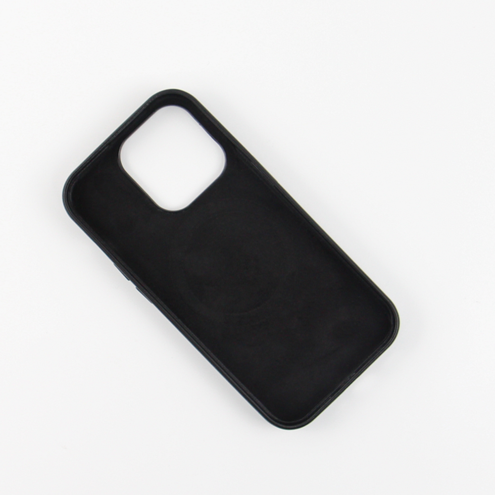 Nakadka Mag Leather czarny Apple iPhone 12 6,1 cali / 6