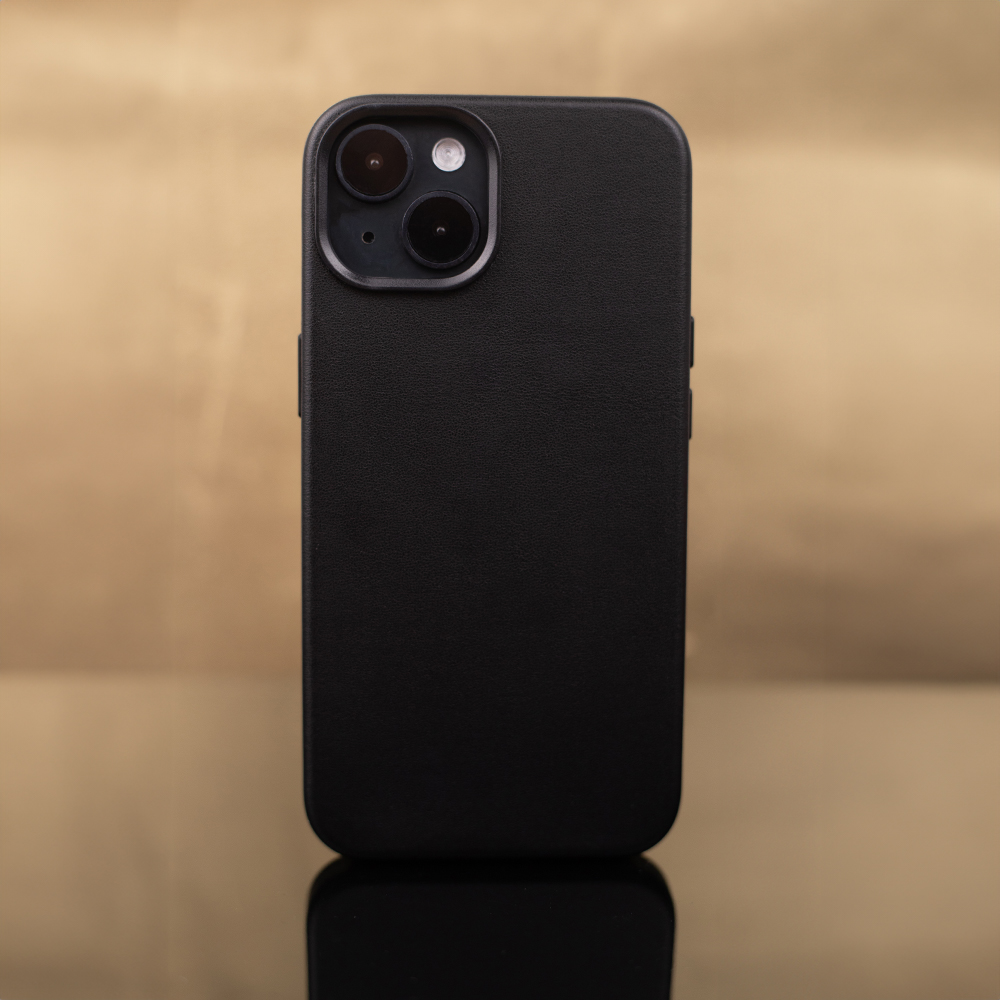 Nakładka Mag Leather czarny Apple iPhone 16 / 10 Nakładka Mag Leather czarny Apple iPhone 16 / 10