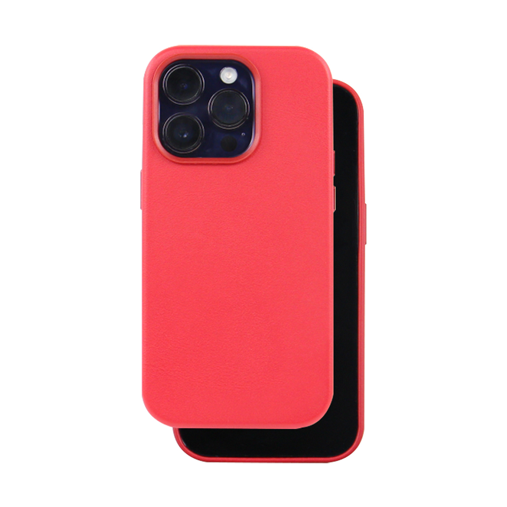Nakadka Mag Leather czerwony Apple iPhone 12 Pro (6.1 cali)