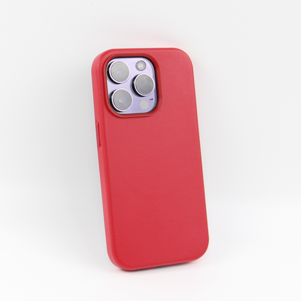Nakadka Mag Leather czerwony Apple iPhone 12 6,1 cali / 3