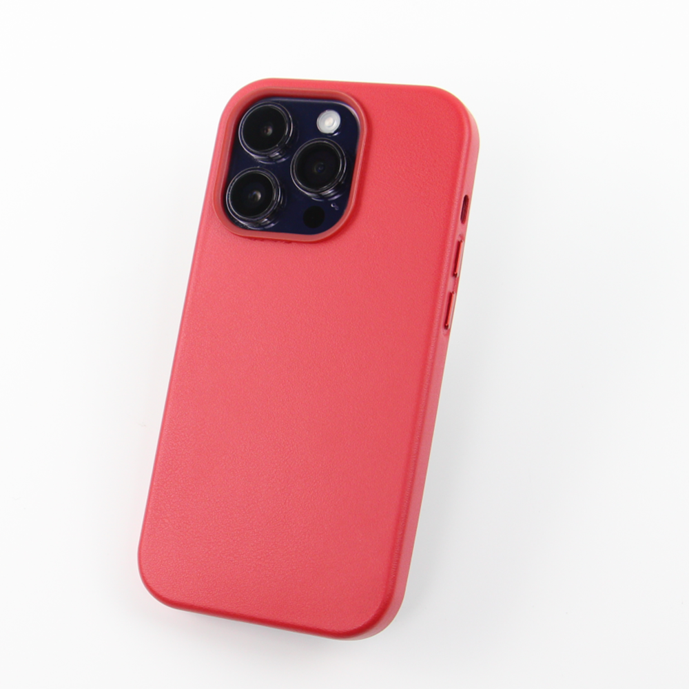 Nakadka Mag Leather czerwony Apple iPhone 12 6,1 cali / 8