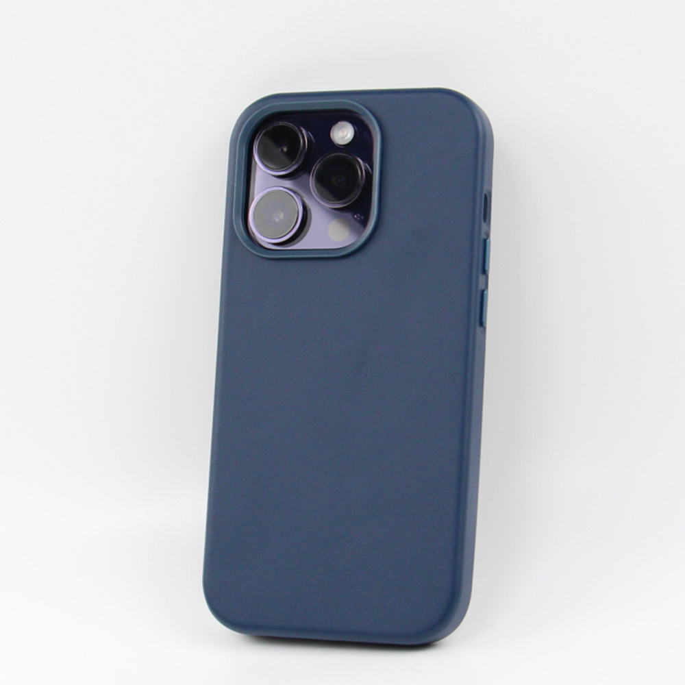 Nakadka Mag Leather niebieska Apple iPhone 12 Pro (6.1 cali) / 4