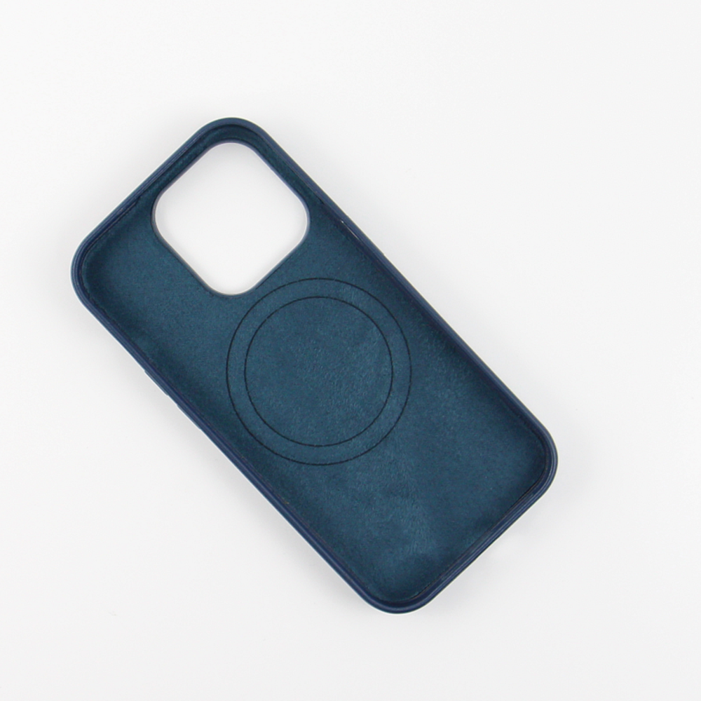 Nakadka Mag Leather niebieska Apple iPhone 12 6,1 cali / 6