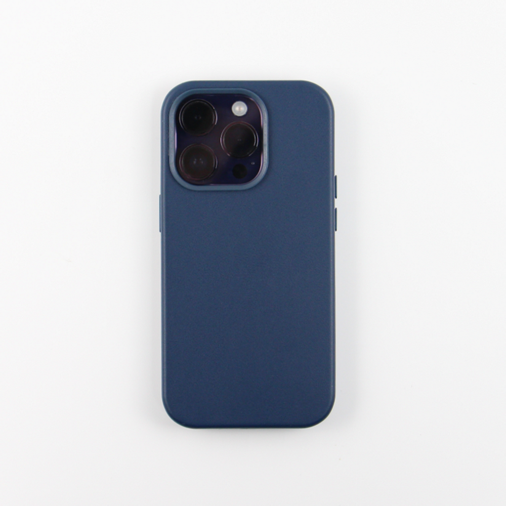 Nakadka Mag Leather niebieska Apple iPhone 12 6,1 cali / 8