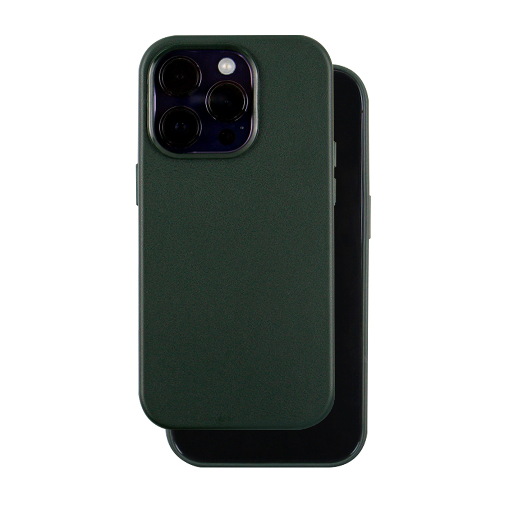 Nakadka Mag Leather zielona Apple iPhone 12 6,1 cali