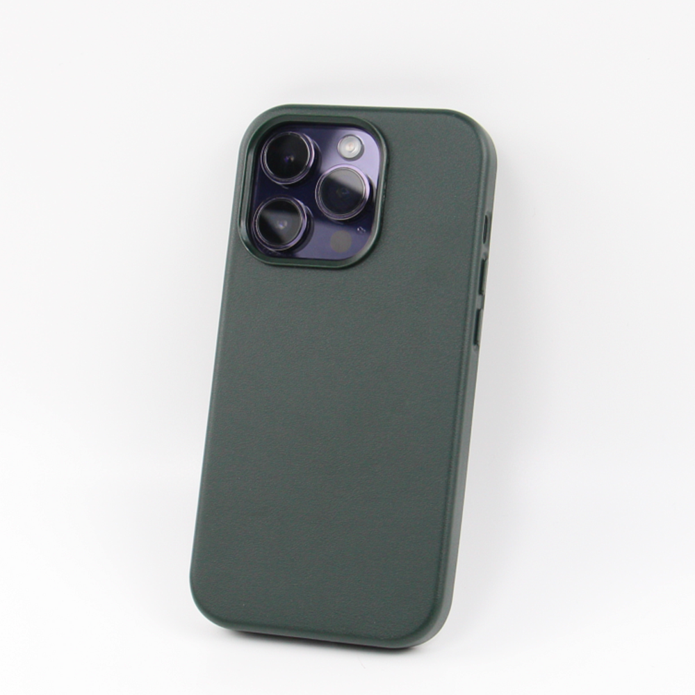 Nakadka Mag Leather zielona Apple iPhone 12 6,1 cali / 2