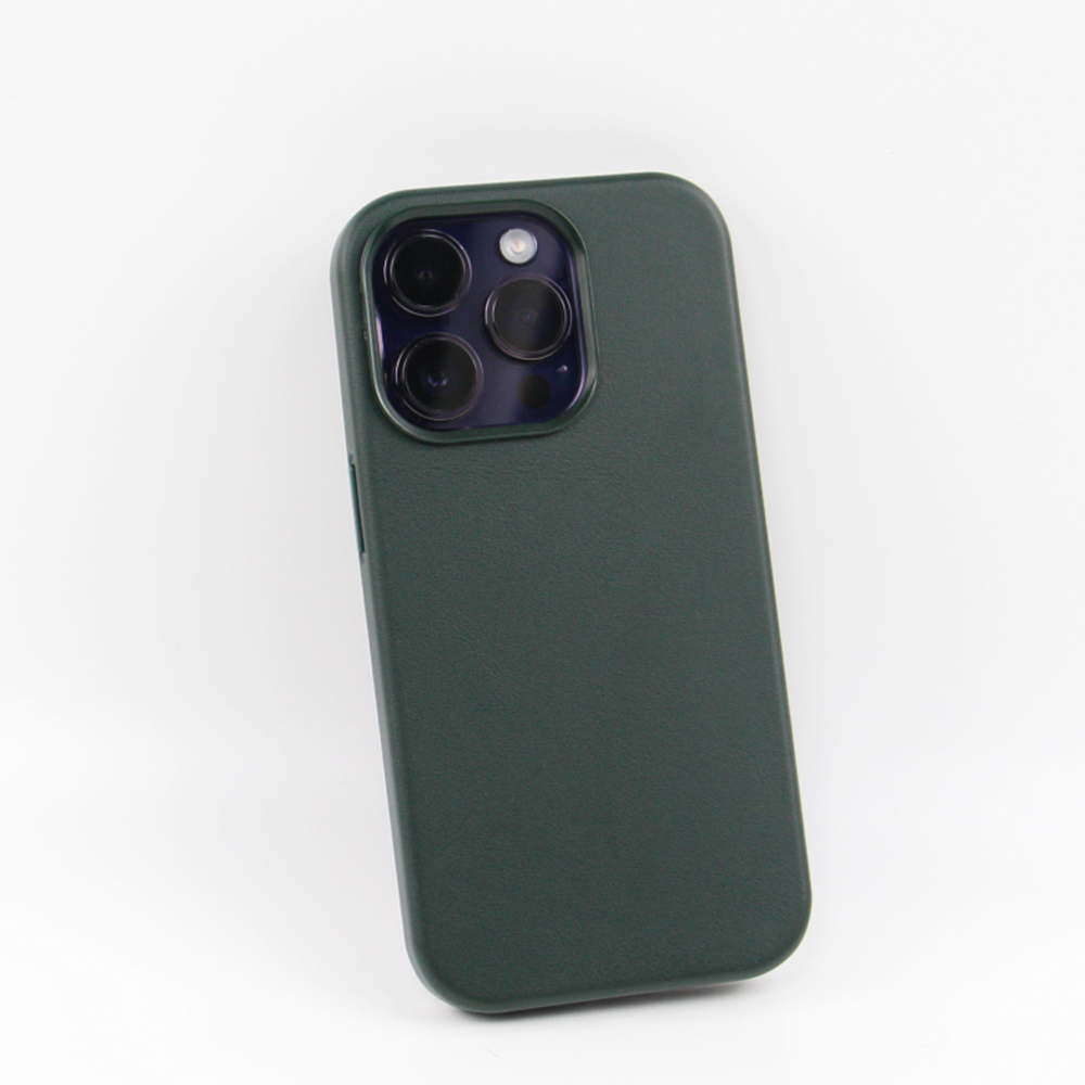 Nakadka Mag Leather zielona Apple iPhone 12 6,1 cali / 4