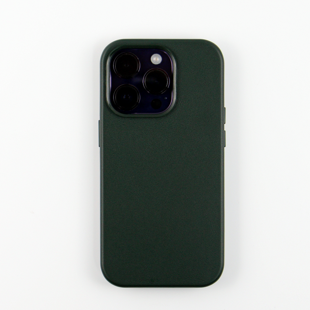 Nakadka Mag Leather zielona Apple iPhone 12 6,1 cali / 8