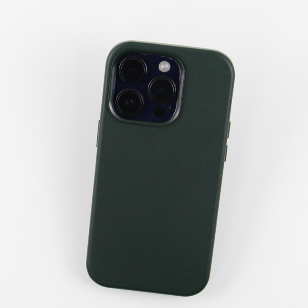 Nakadka Mag Leather zielona Apple iPhone 12 6,1 cali / 9