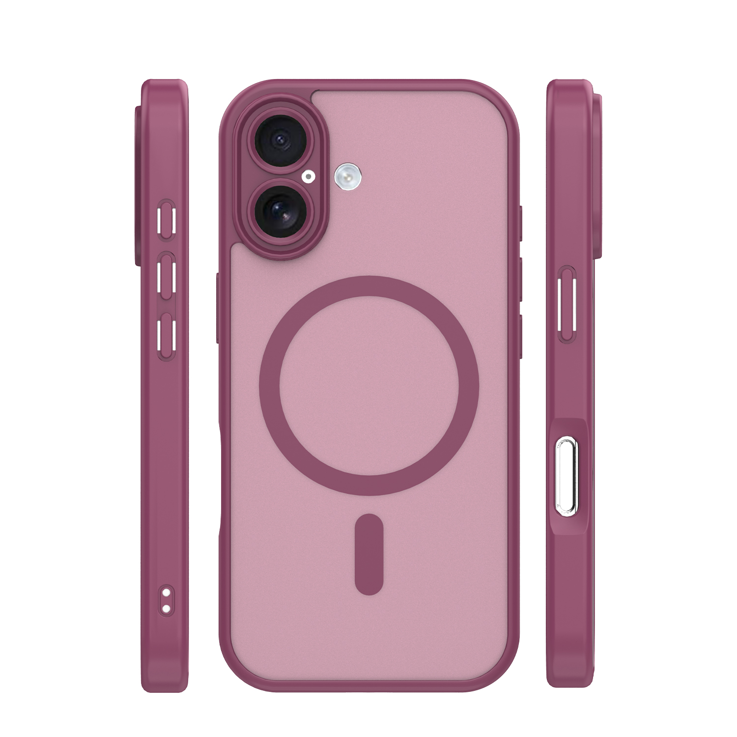 Nak�adka Mag Matt bordowa Apple iPhone 17 / 3