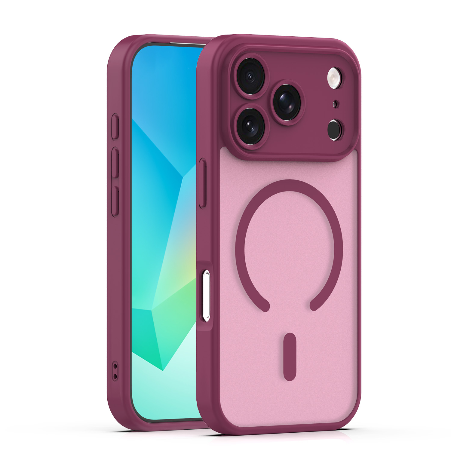 Nak�adka Mag Matt bordowa Apple iPhone 17 Pro Max