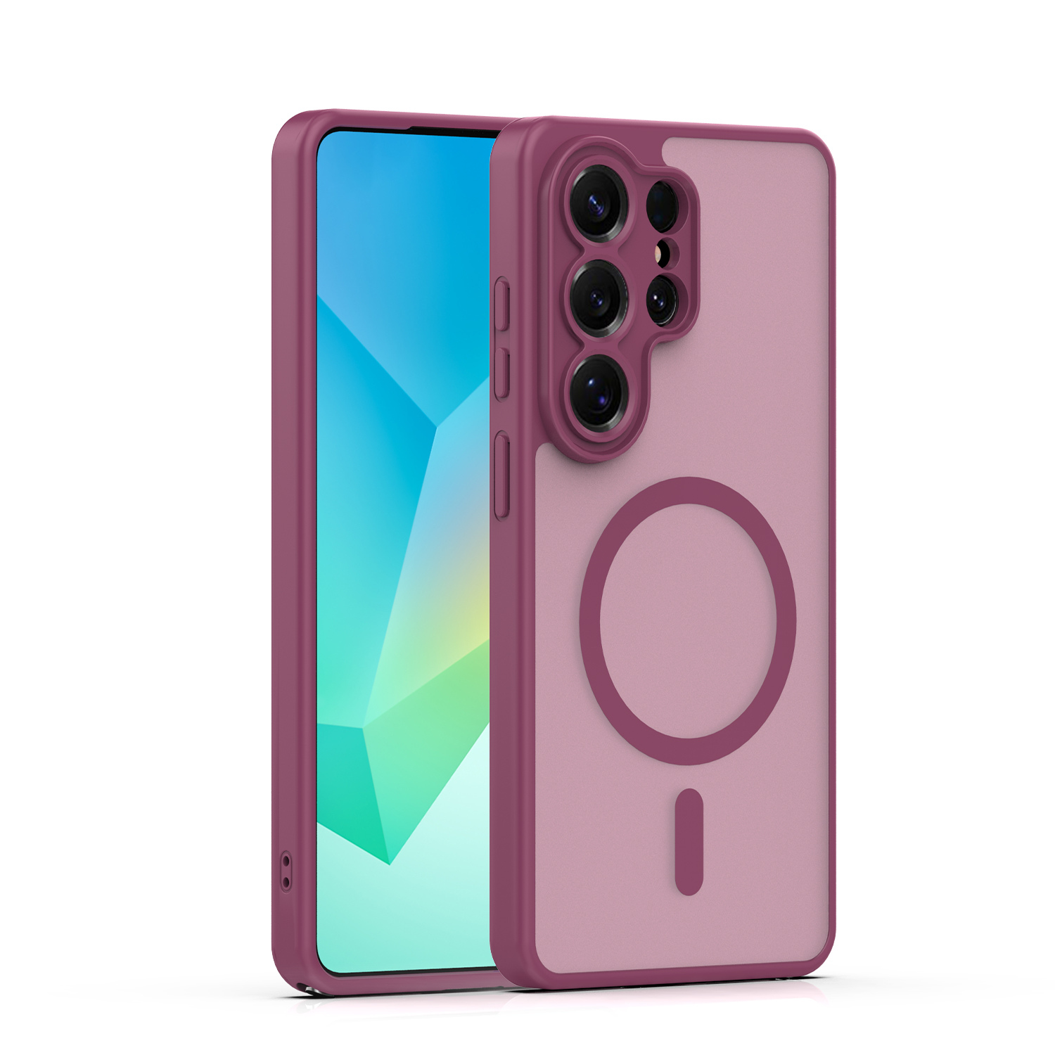 Nak�adka Mag Matt bordowa Samsung Galaxy S25 Ultra