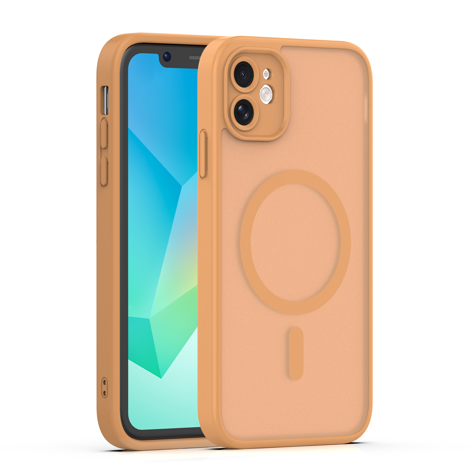 Nak�adka Mag Matt br�zowa Apple iPhone 11