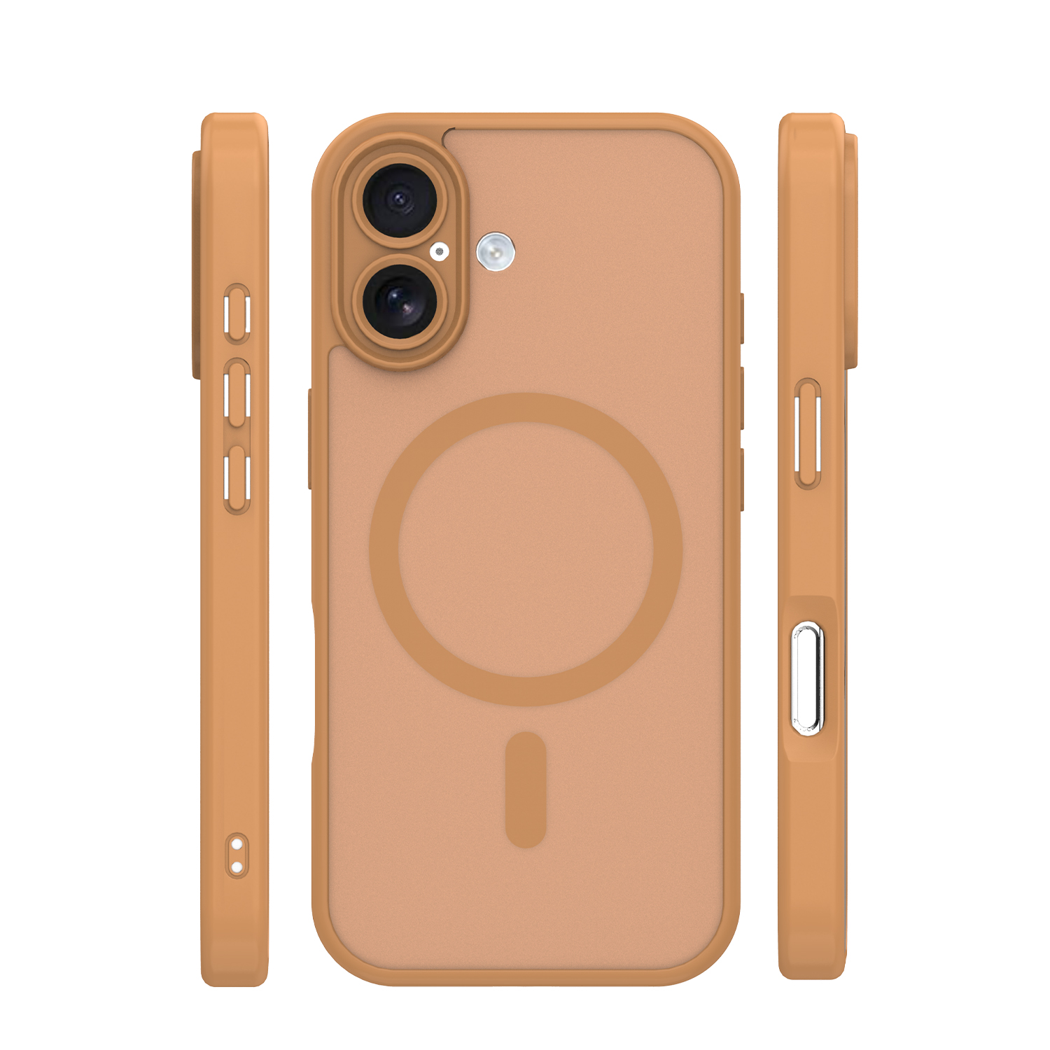 Nak�adka Mag Matt br�zowa Apple iPhone 17 / 3