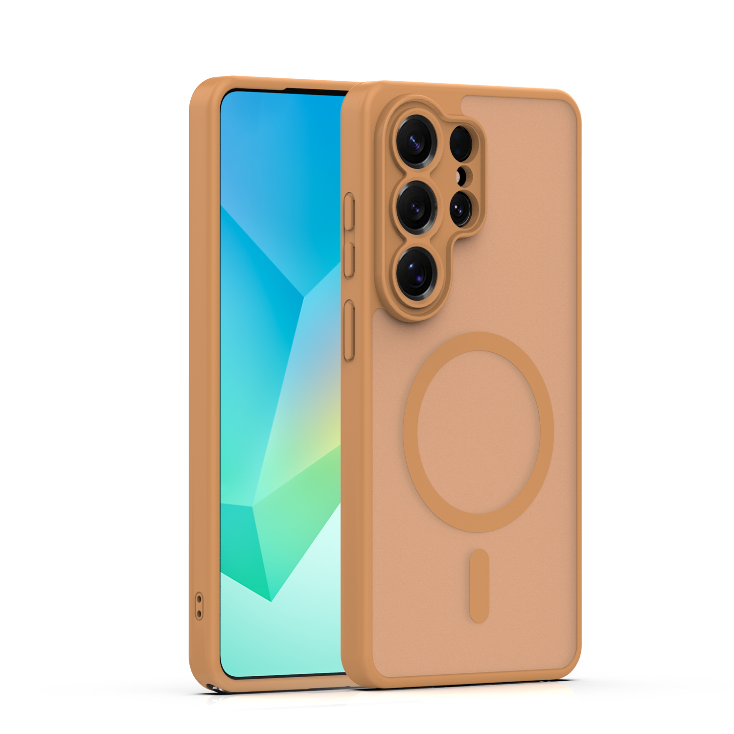 Nak�adka Mag Matt br�zowa Samsung Galaxy S25 Ultra