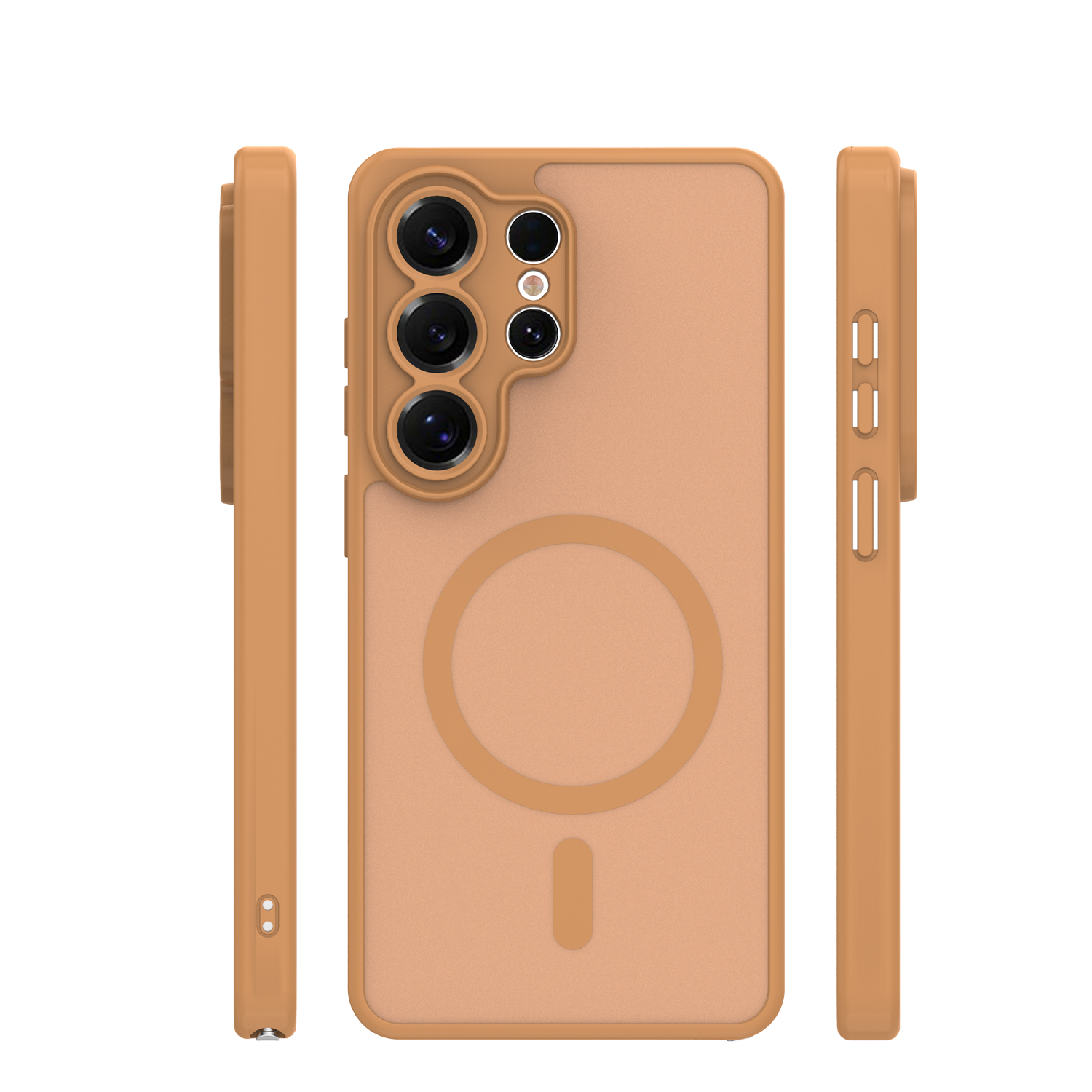 Nak�adka Mag Matt br�zowa Samsung Galaxy S25 Ultra / 2