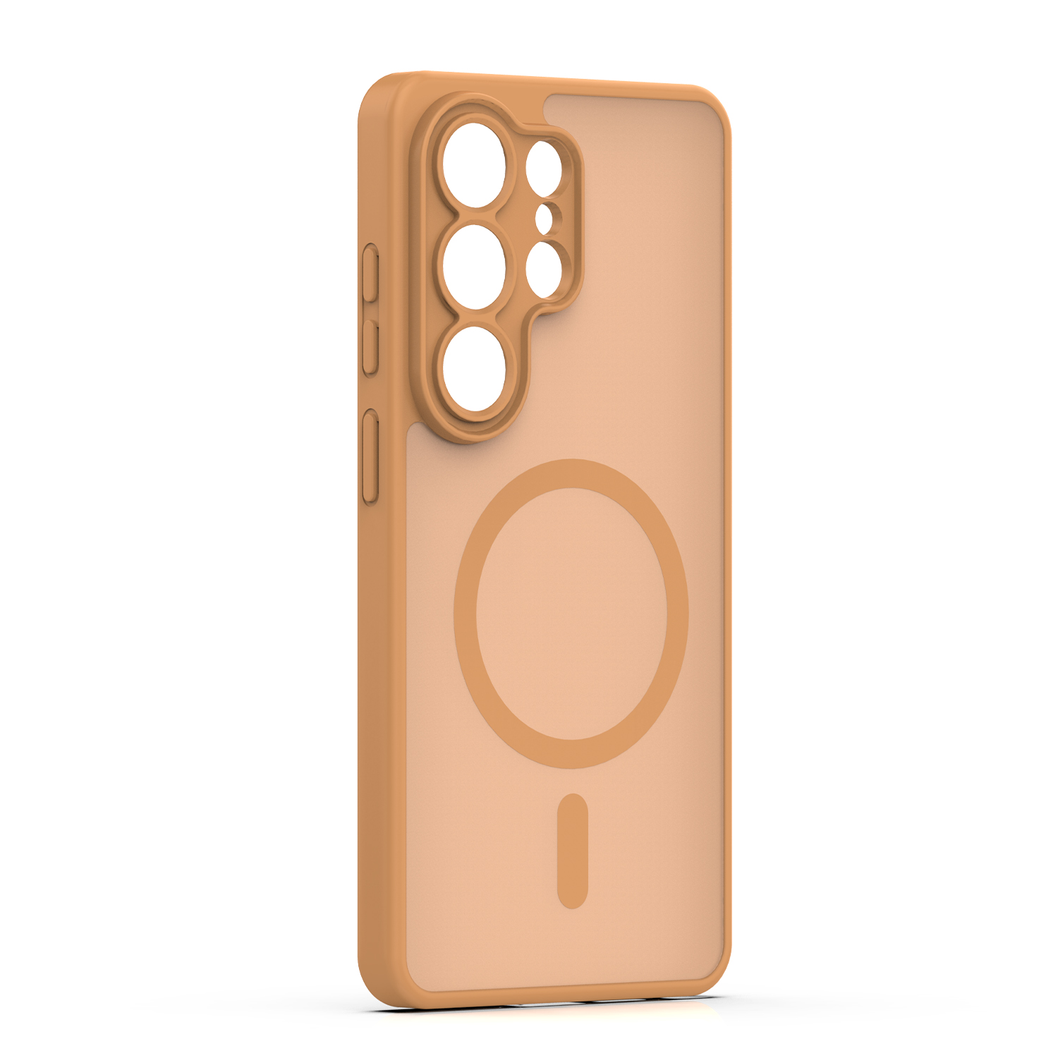 Nak�adka Mag Matt br�zowa Samsung Galaxy S25 Ultra / 3