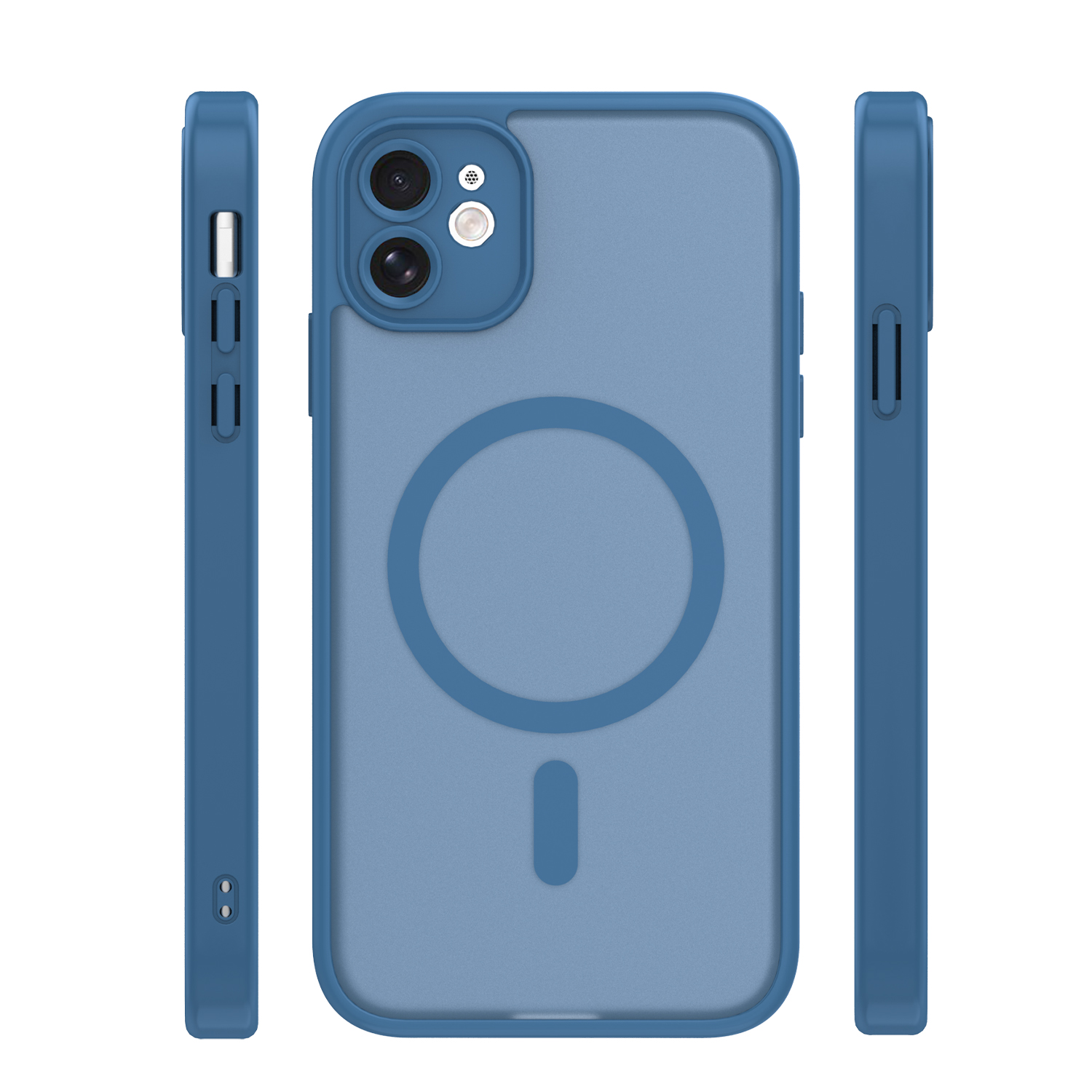 Nak�adka Mag Matt niebieska Apple iPhone 11 / 3