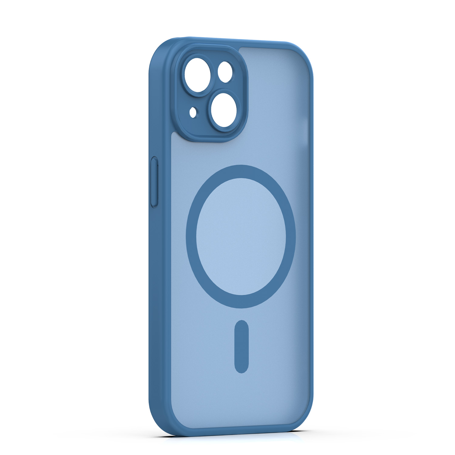 Nak�adka Mag Matt niebieska Apple iPhone 15 / 2