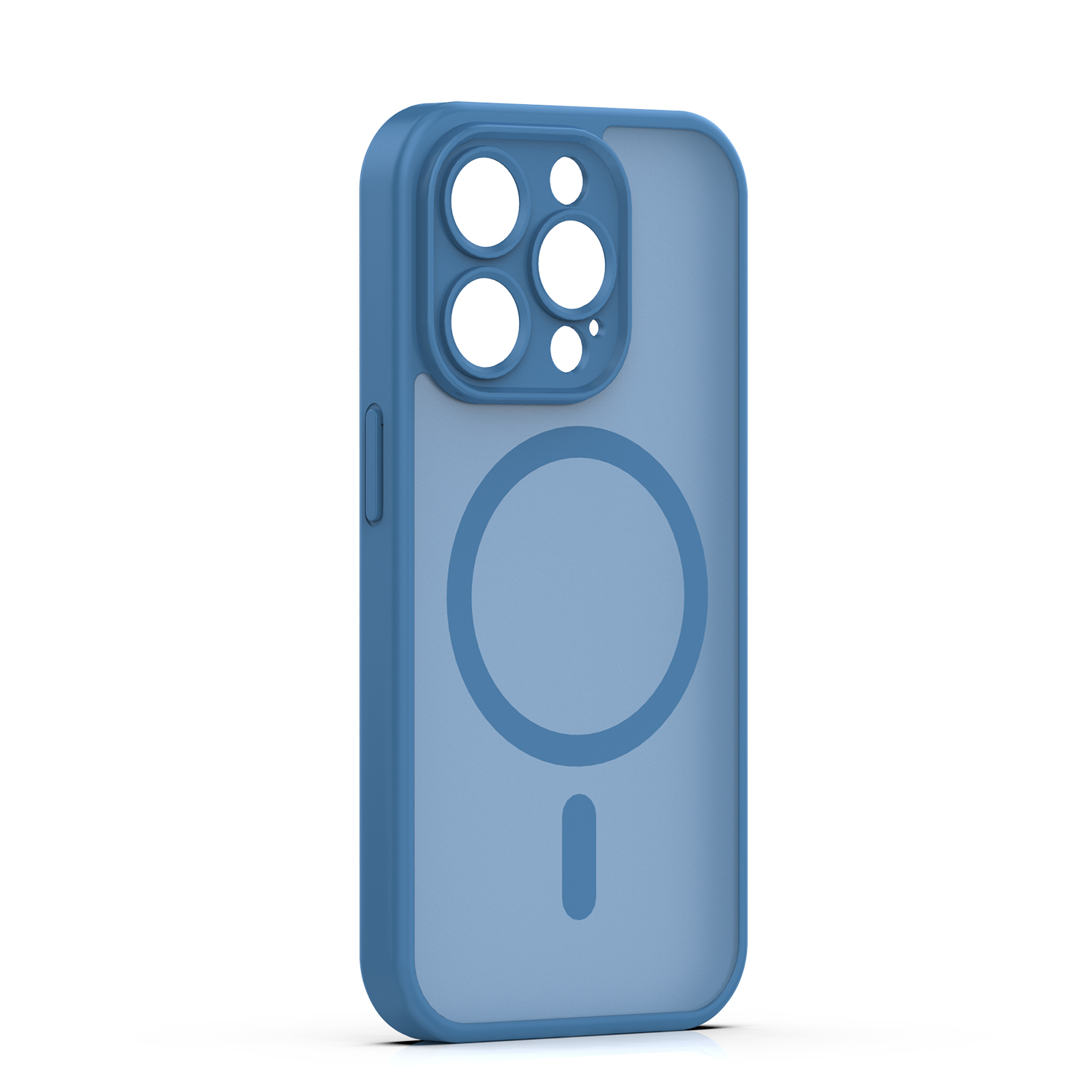 Nak�adka Mag Matt niebieska Apple iPhone 15 Pro / 2