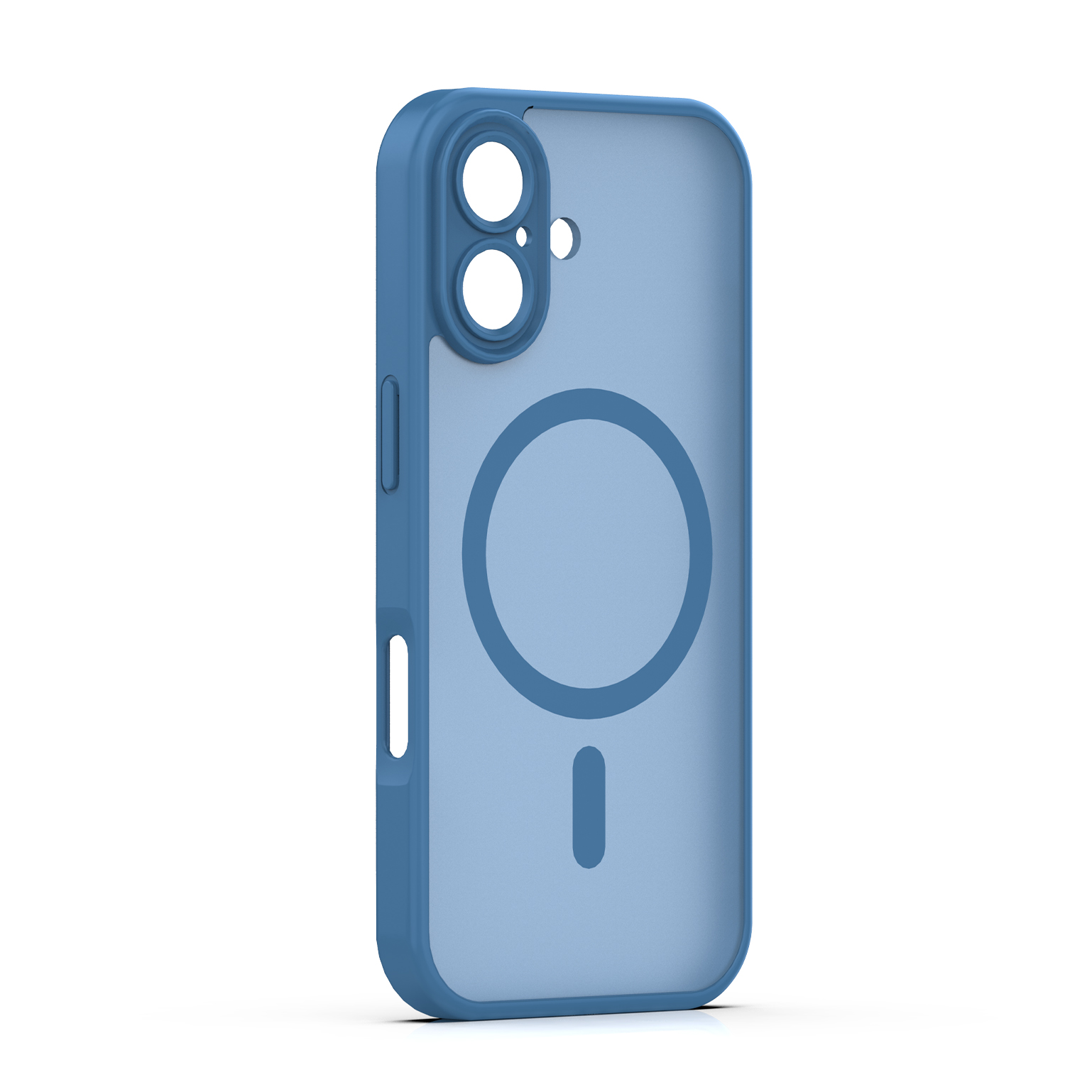 Nak�adka Mag Matt niebieska Apple iPhone 16 / 2