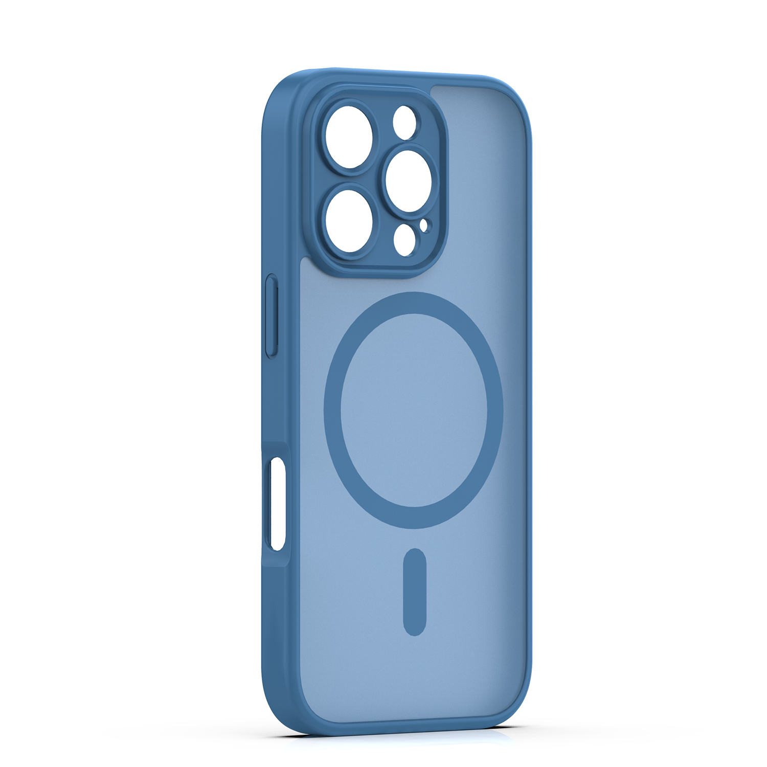Nak�adka Mag Matt niebieska Apple iPhone 16 Pro Max / 2