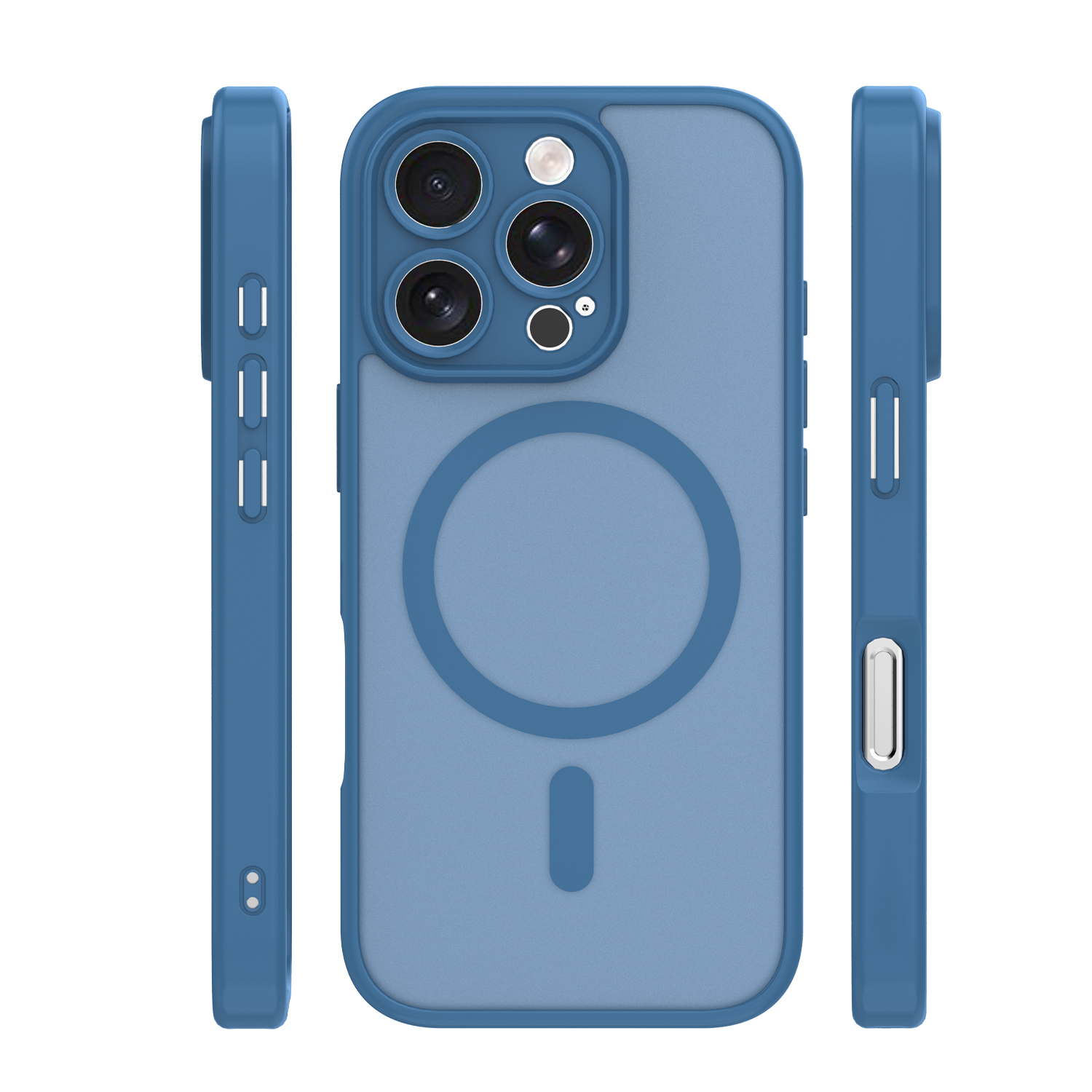Nak�adka Mag Matt niebieska Apple iPhone 16 Pro Max / 3