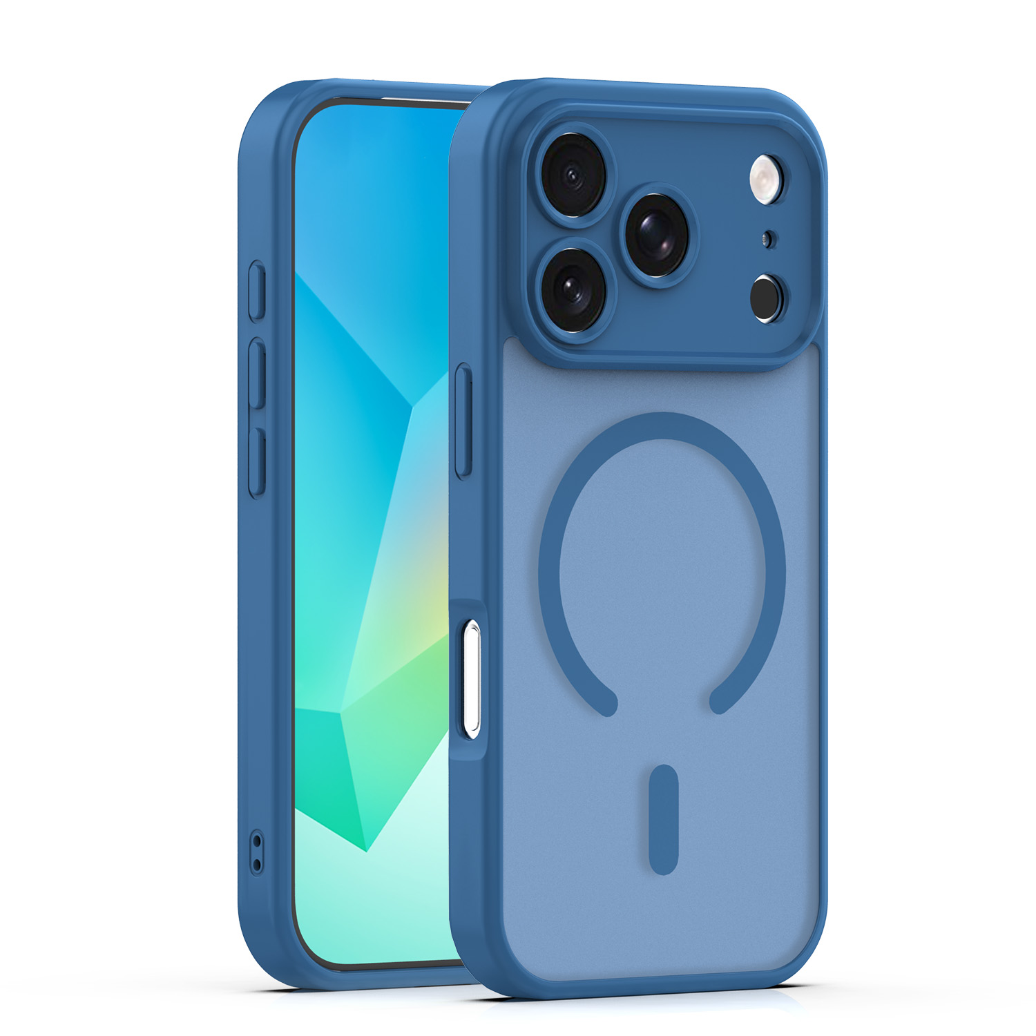 Nak�adka Mag Matt niebieska Apple iPhone 17 Pro