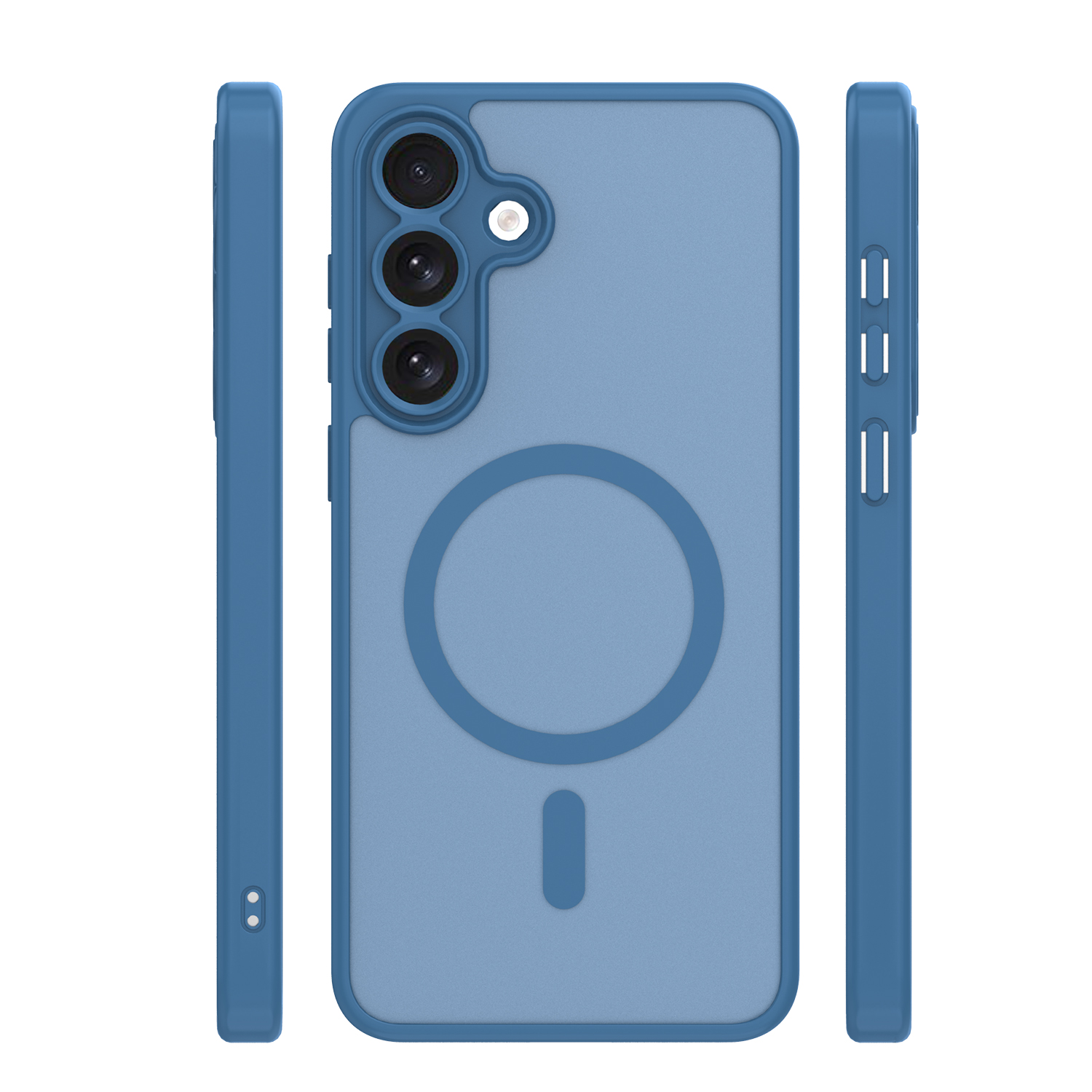 Nak�adka Mag Matt niebieska Samsung Galaxy S24 / 3