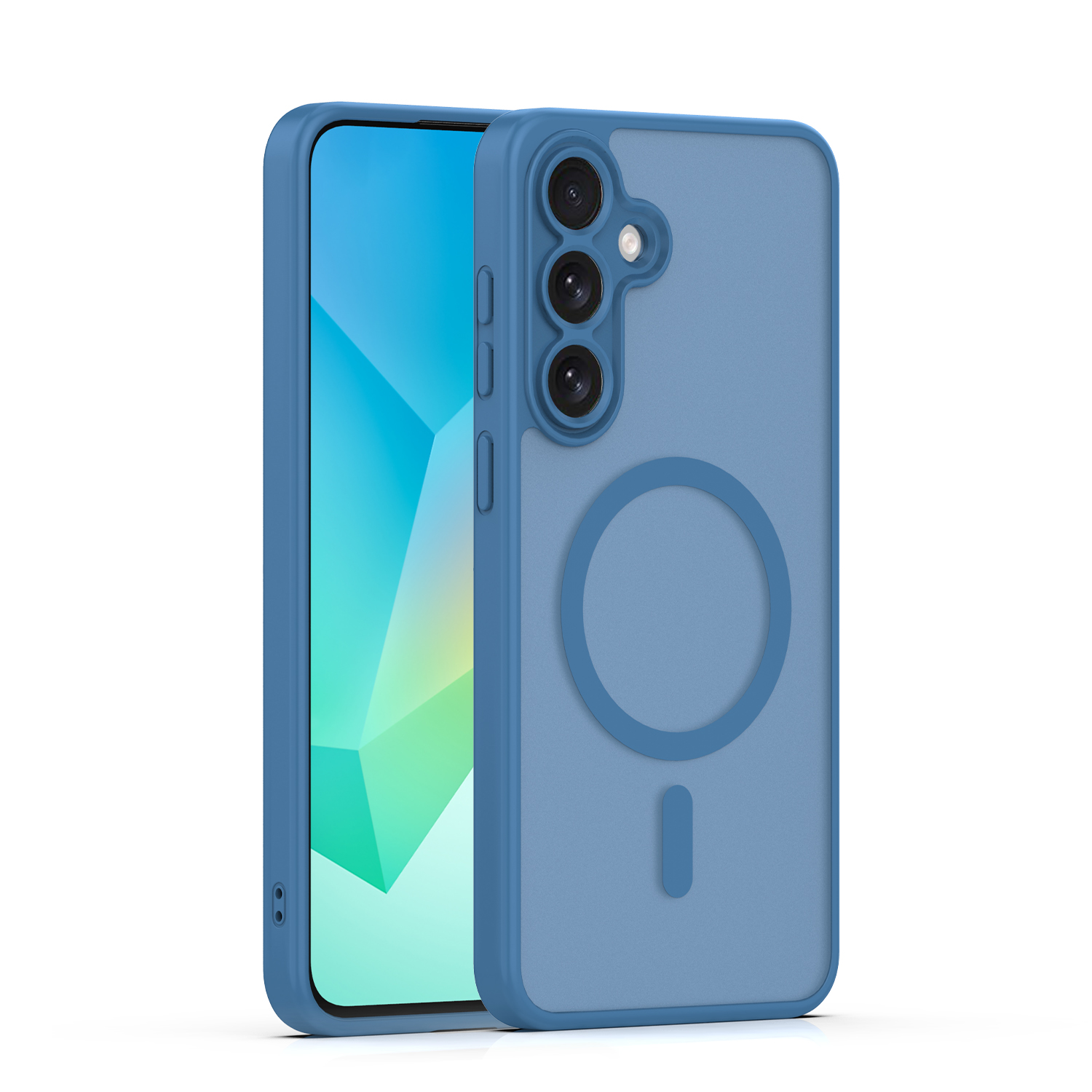 Nak�adka Mag Matt niebieska Samsung Galaxy S26 Plus