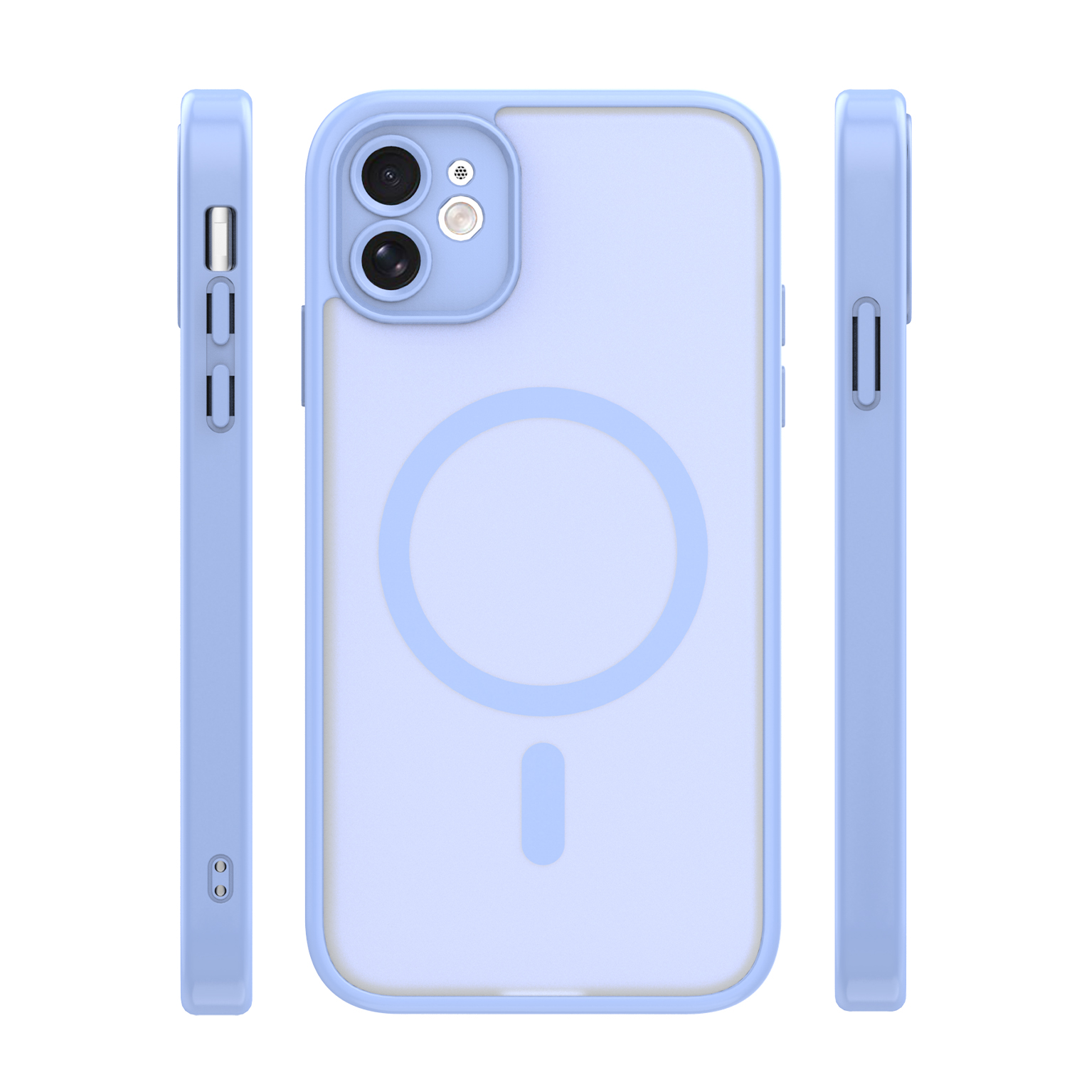 Nak�adka Mag Matt niebieska Apple iPhone 11 / 3