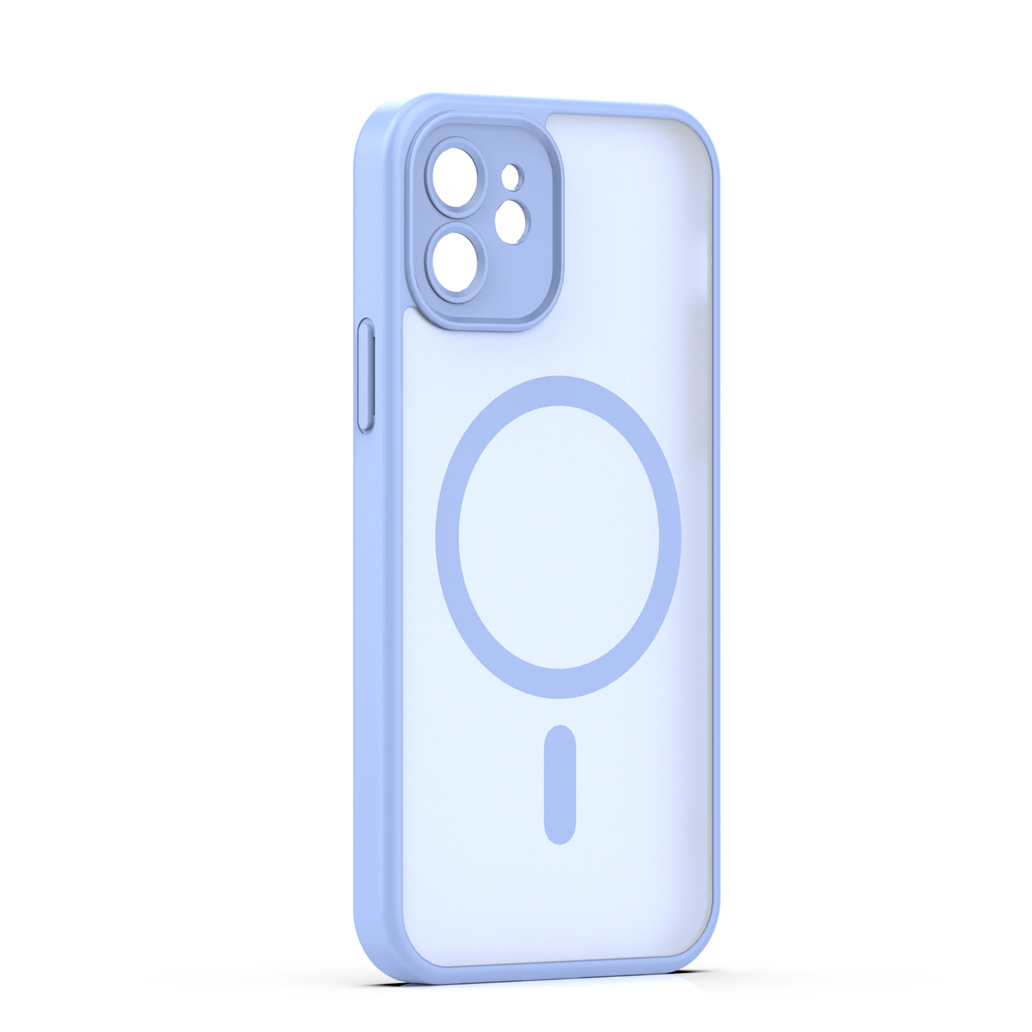 Nak�adka Mag Matt niebieska Apple iPhone 12 6,1 cali / 3